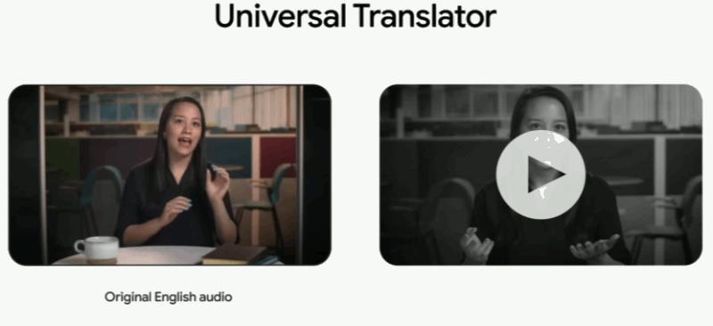 AI video translator demo