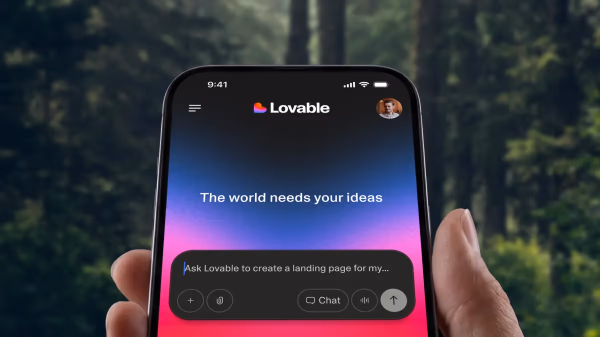 The Lovable mobile app is here