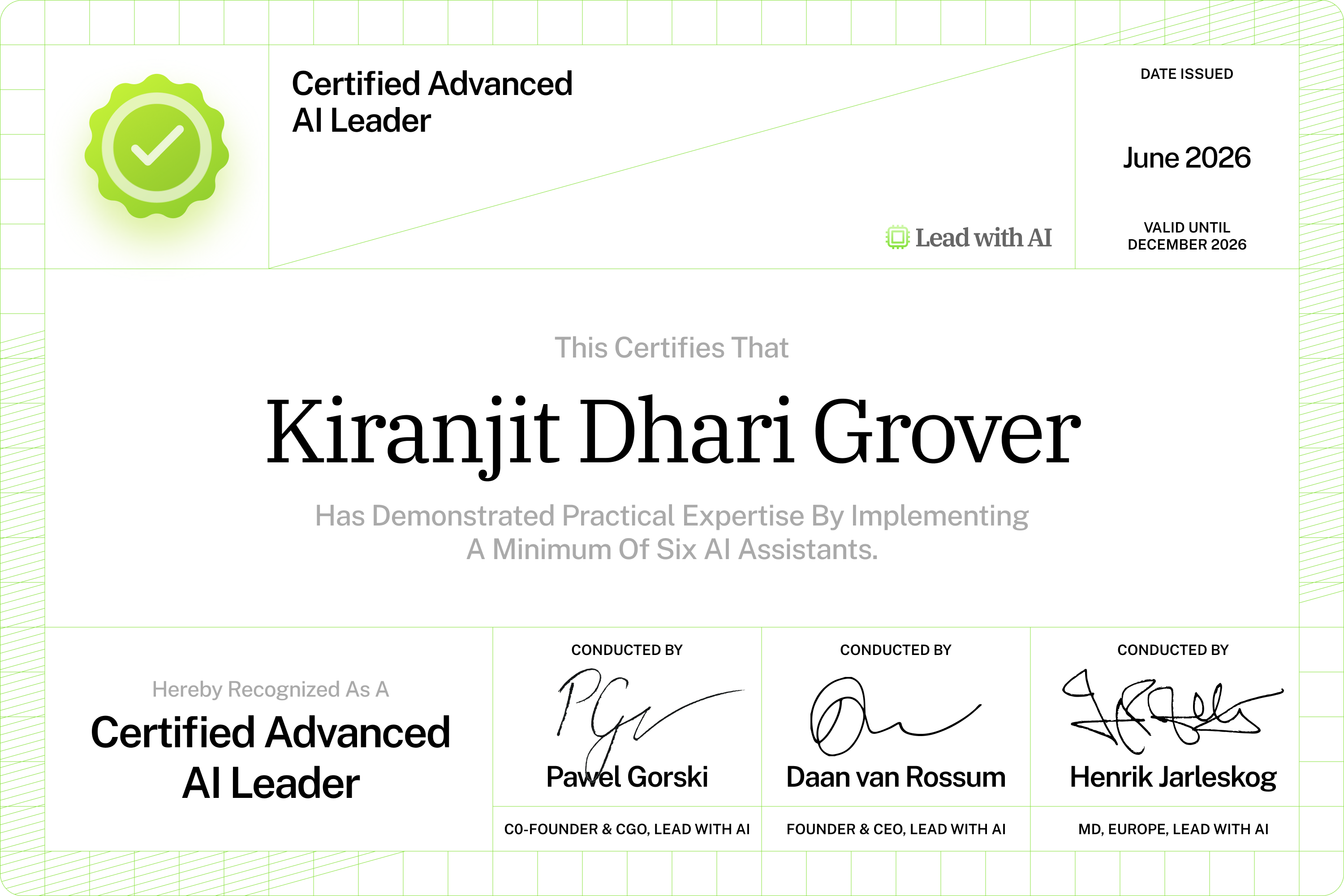 Kiranjit Dhari Grover