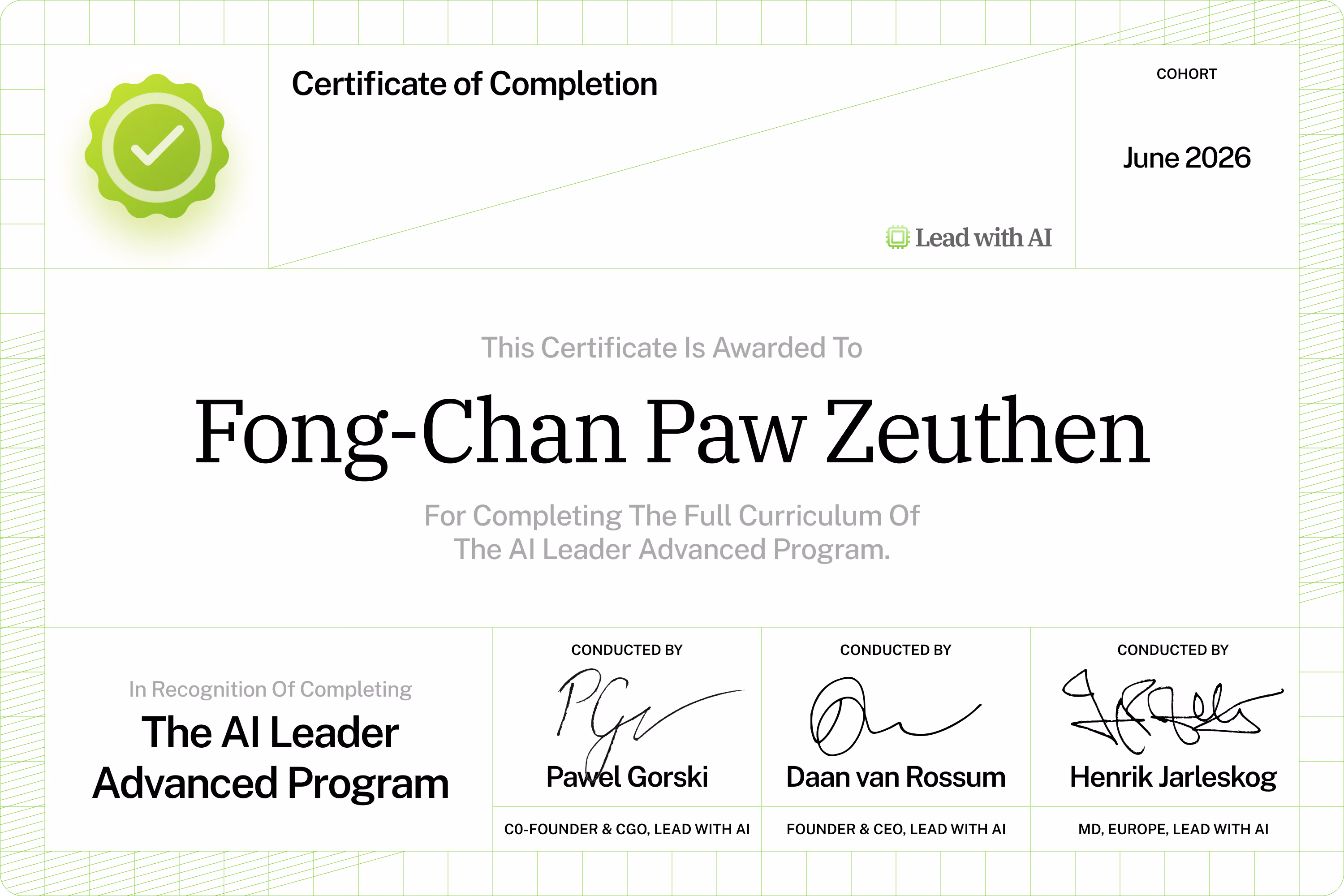 Fong-Chan Paw Zeuthen