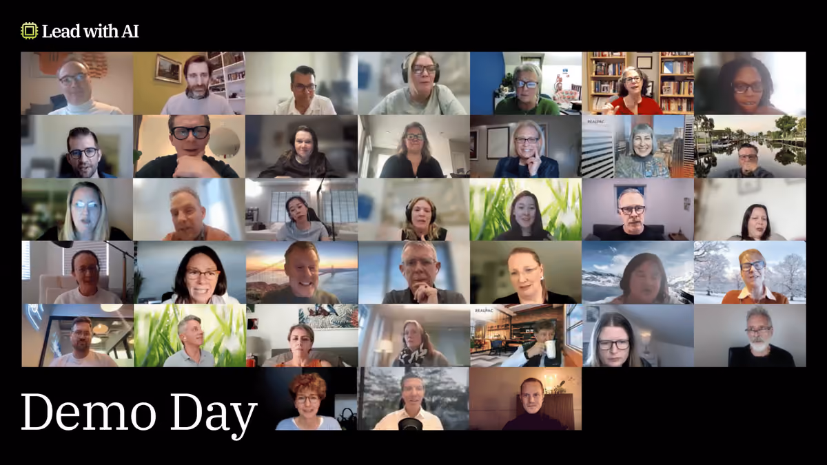 Demo Day: AI Leader Advanced Cohort 8