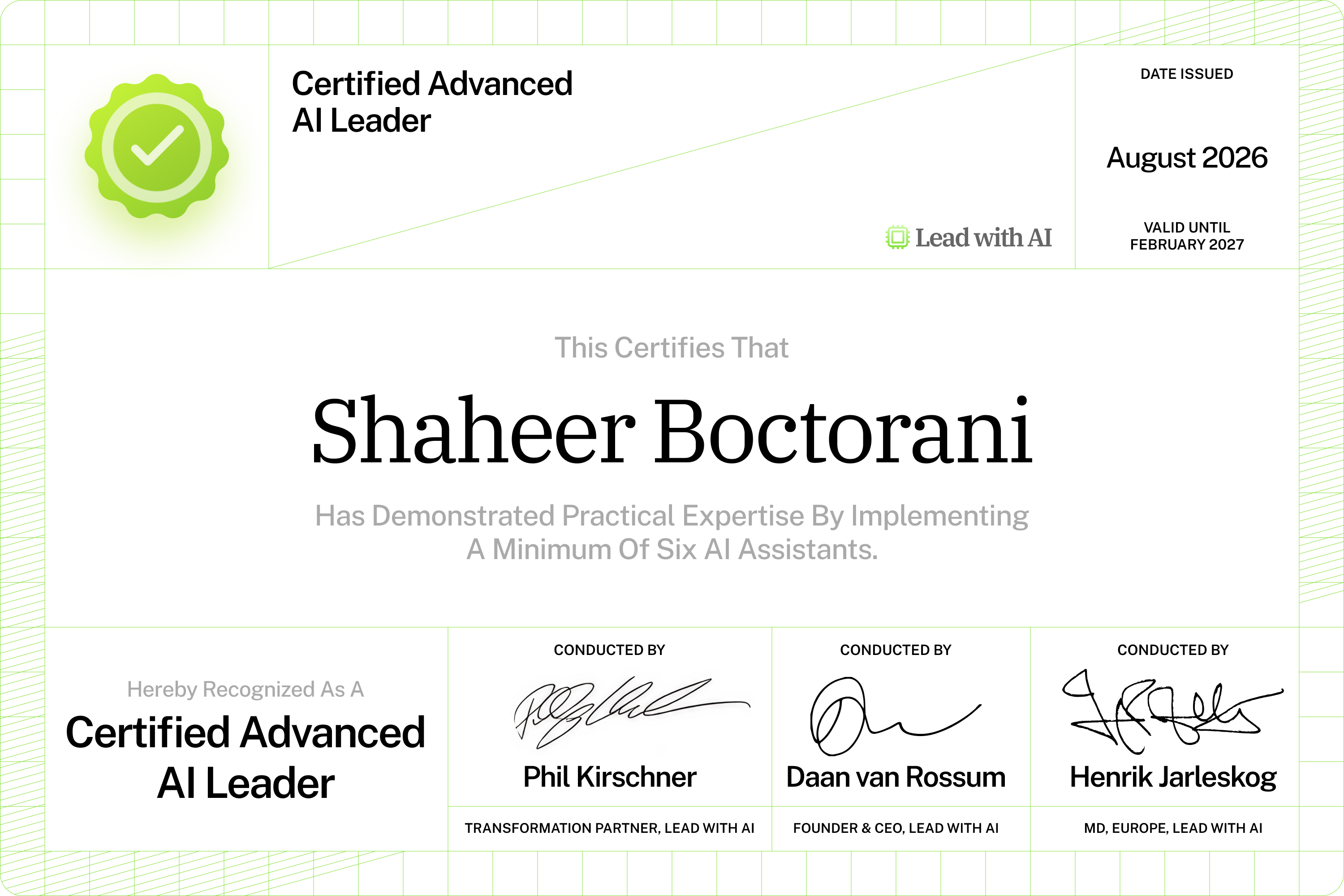 Shaheer Boctorani