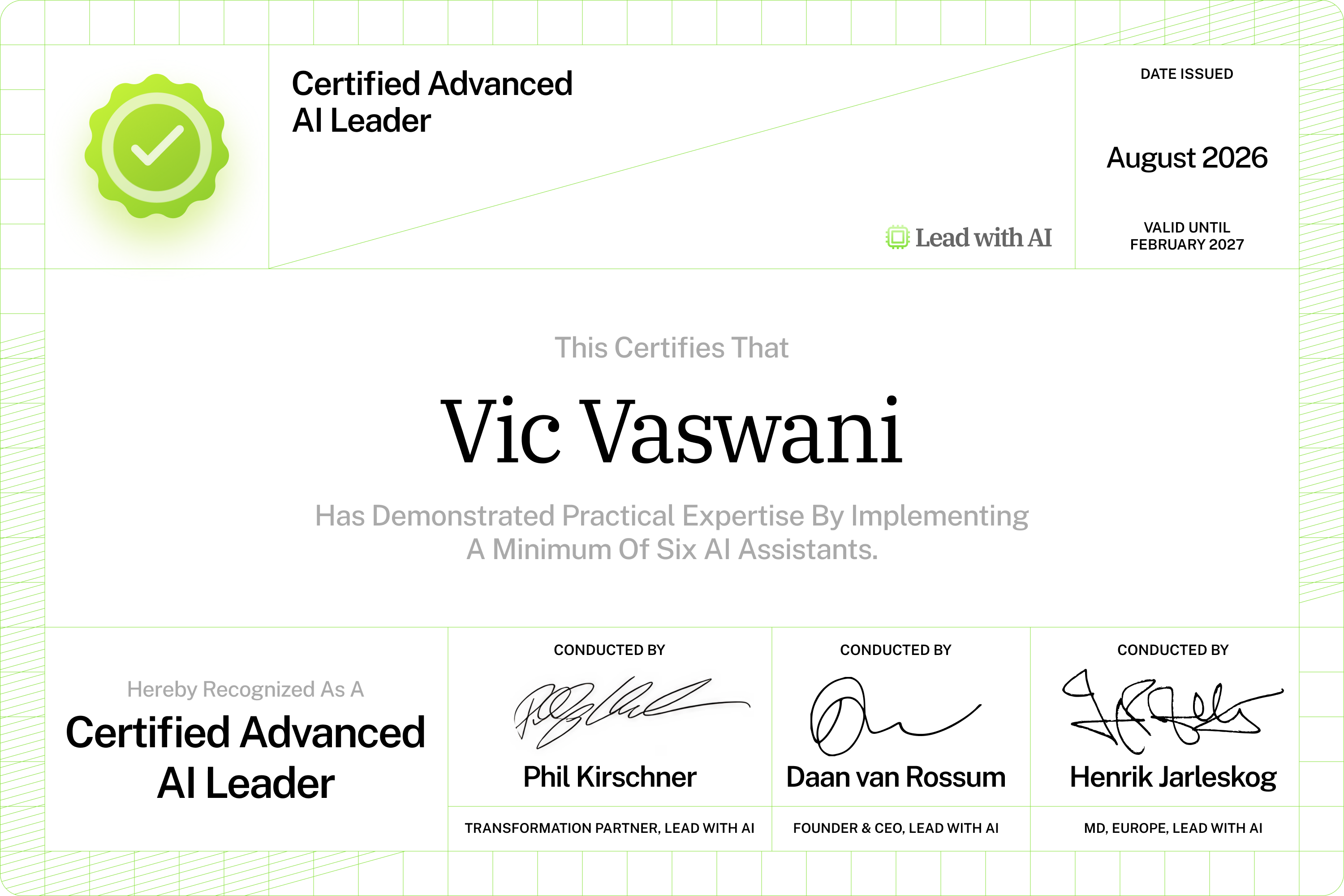Vic Vaswani