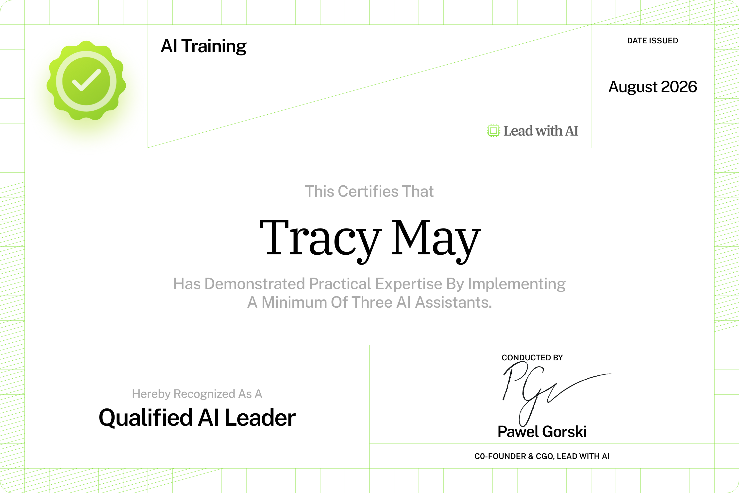 Tracy May