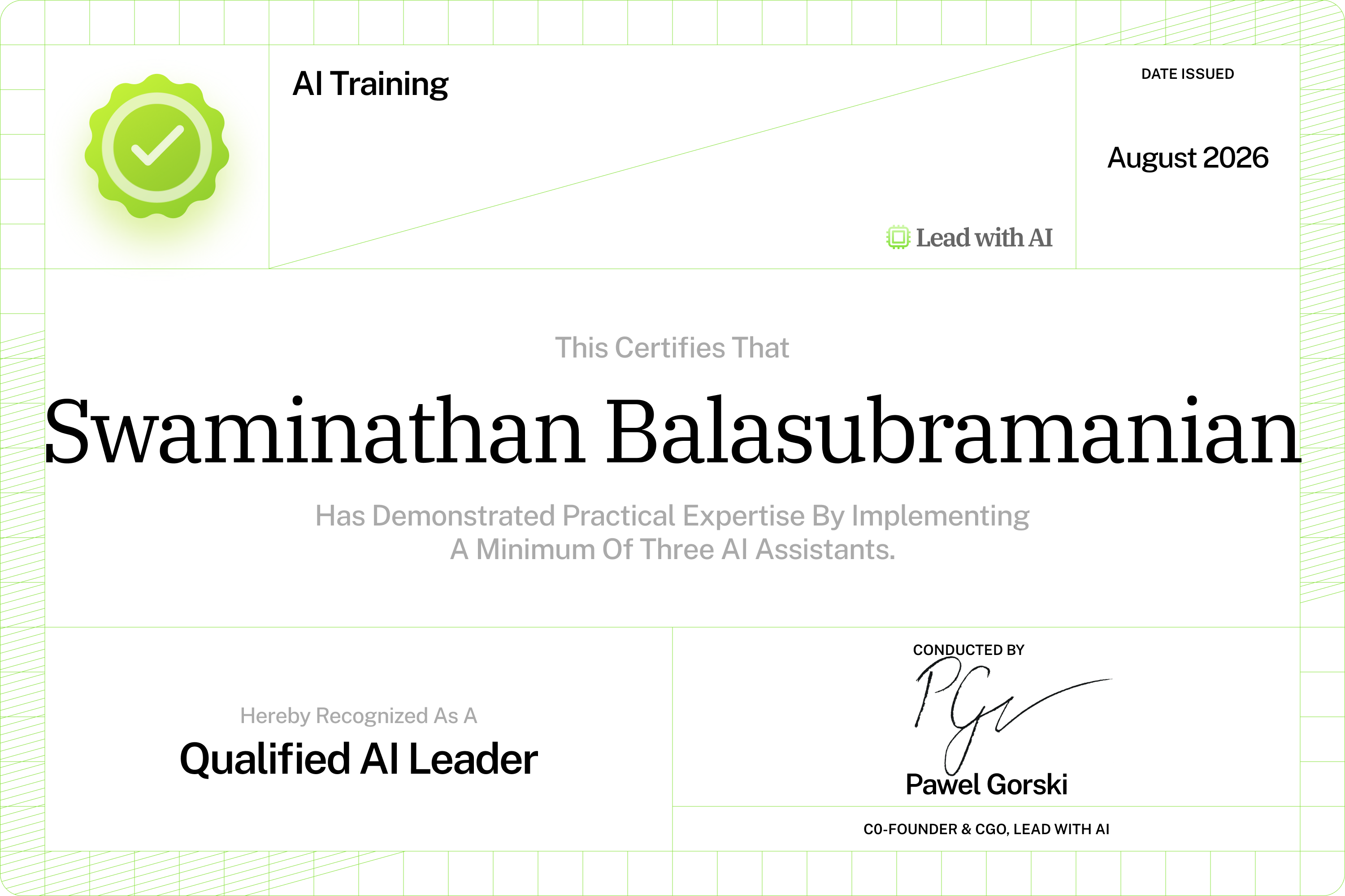 Swaminathan Balasubramanian