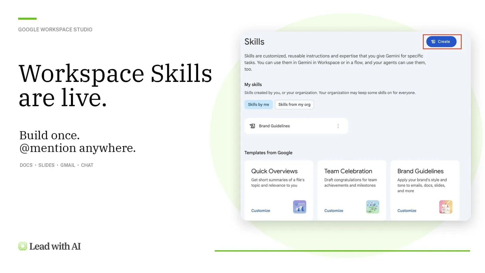 Google Workspace Studio Skills Are Live: What You Need to Know