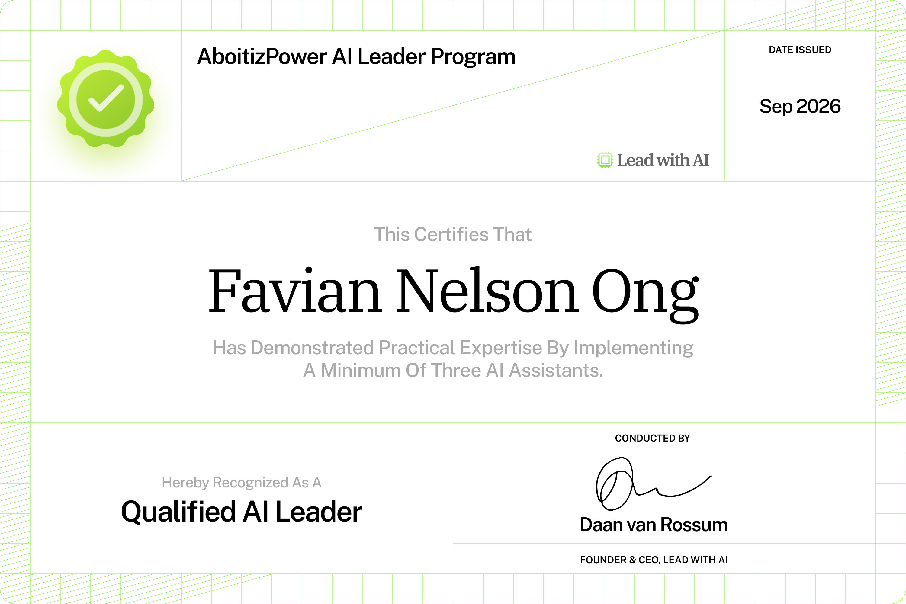 Favian Nelson Ong