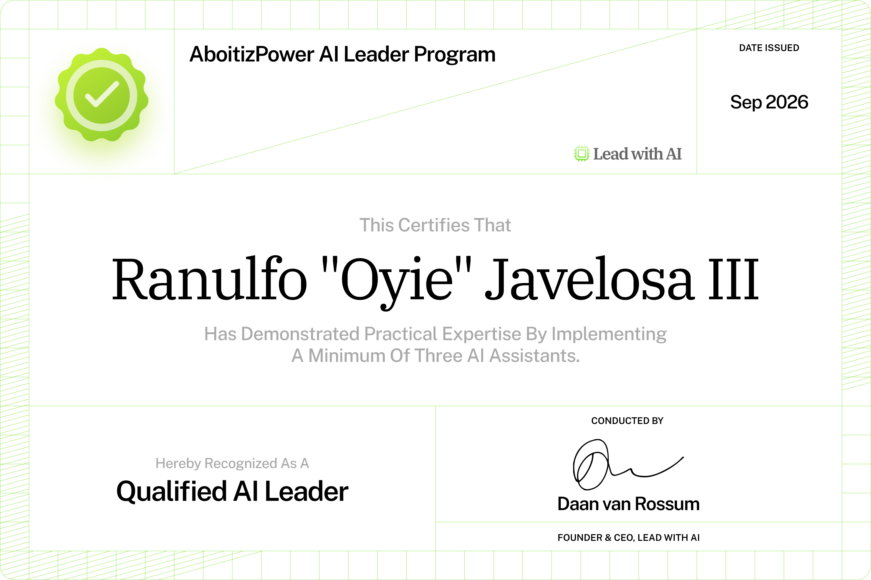 Ranulfo "Oyie" Javelosa