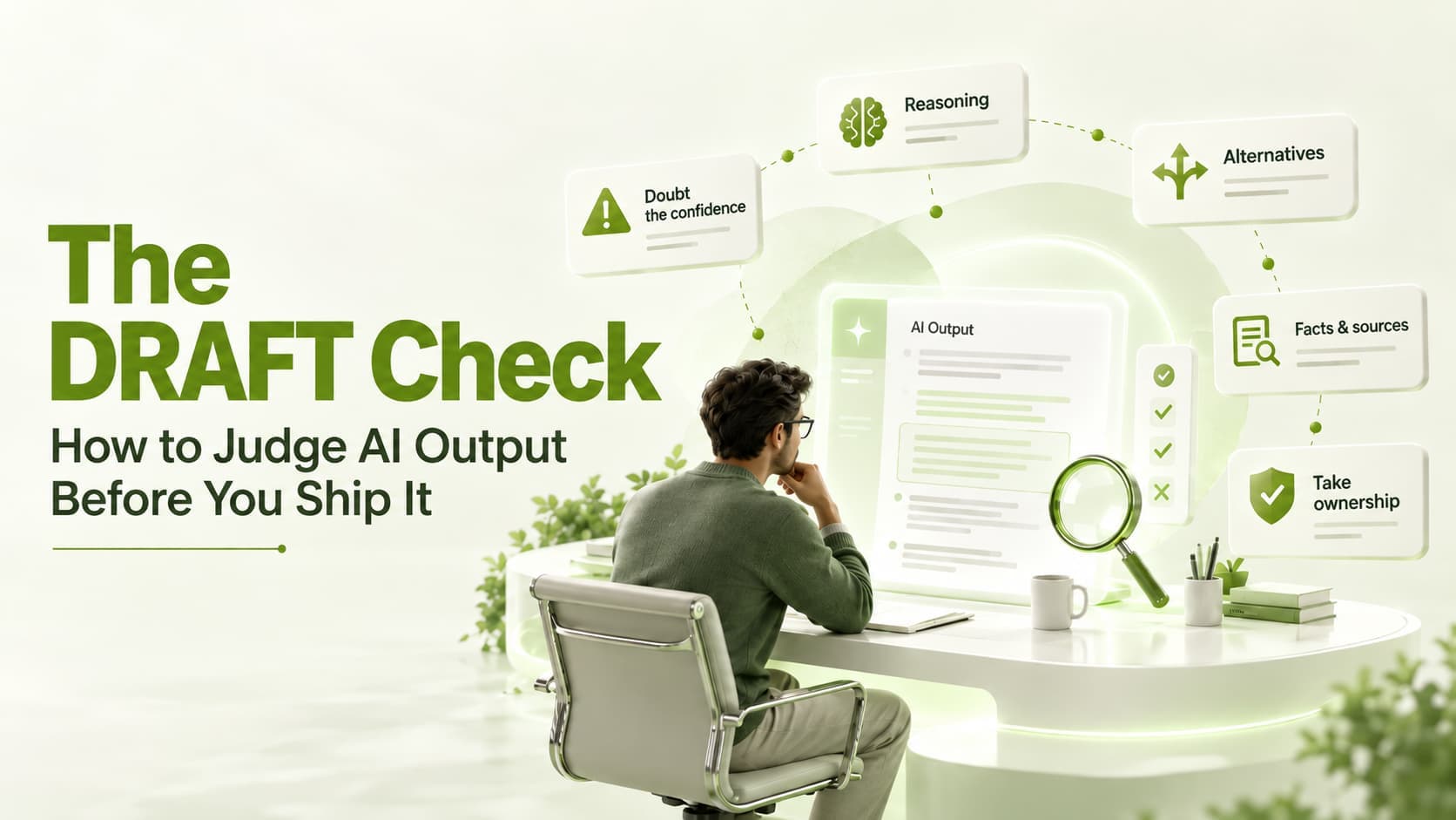 The DRAFT Check: How to Judge AI Output Before You Ship It