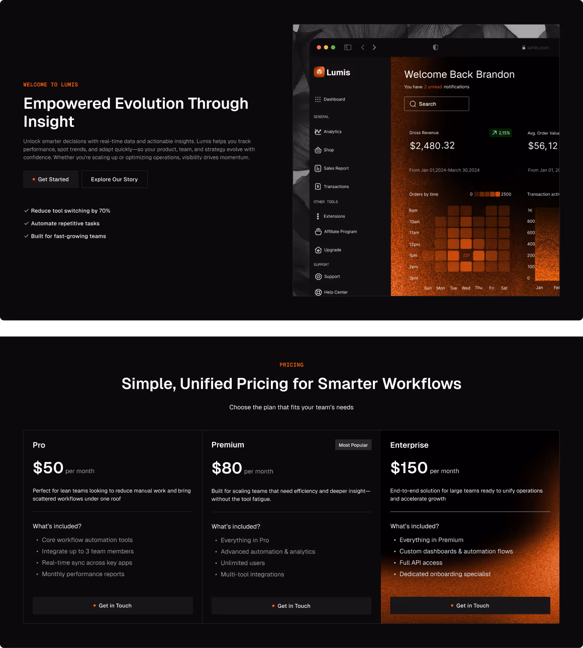SaaS  startup software Webflow template 