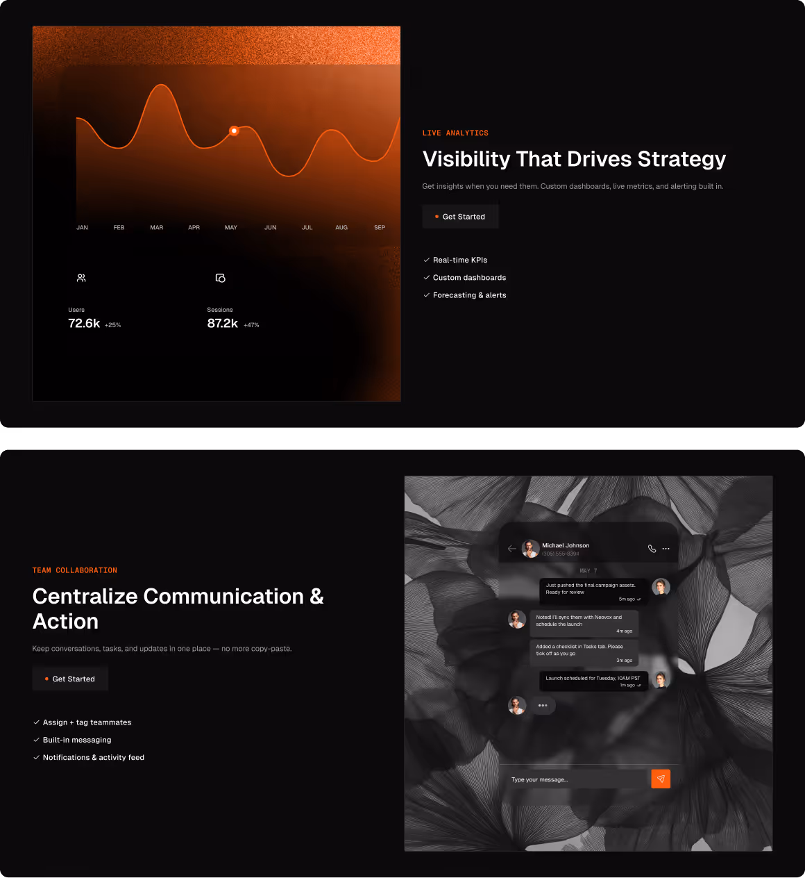 SaaS  startup software Webflow template 