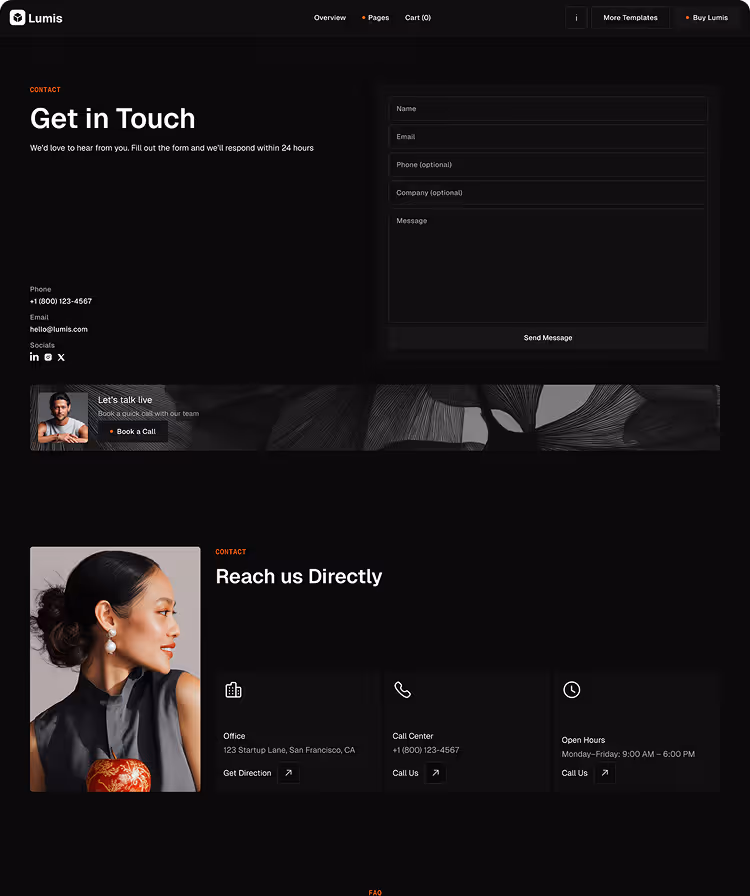 SaaS  startup software Webflow template 