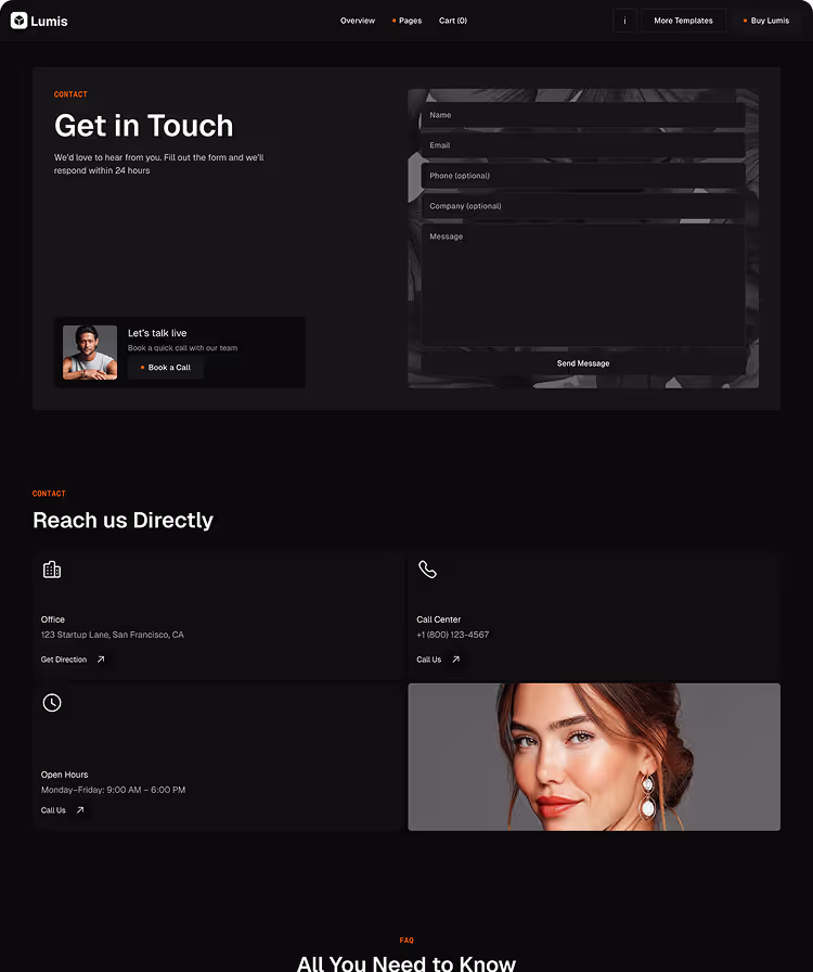 SaaS  startup software Webflow template 