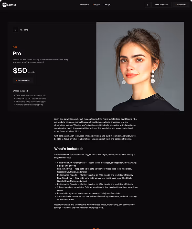 SaaS  startup software Webflow template 