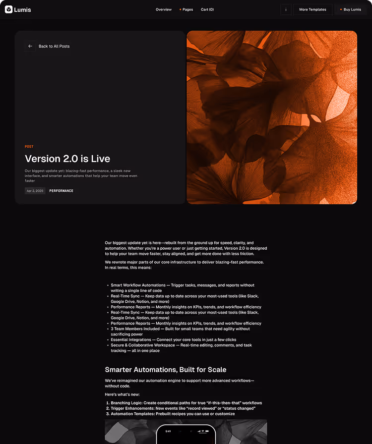 SaaS  startup software Webflow template 