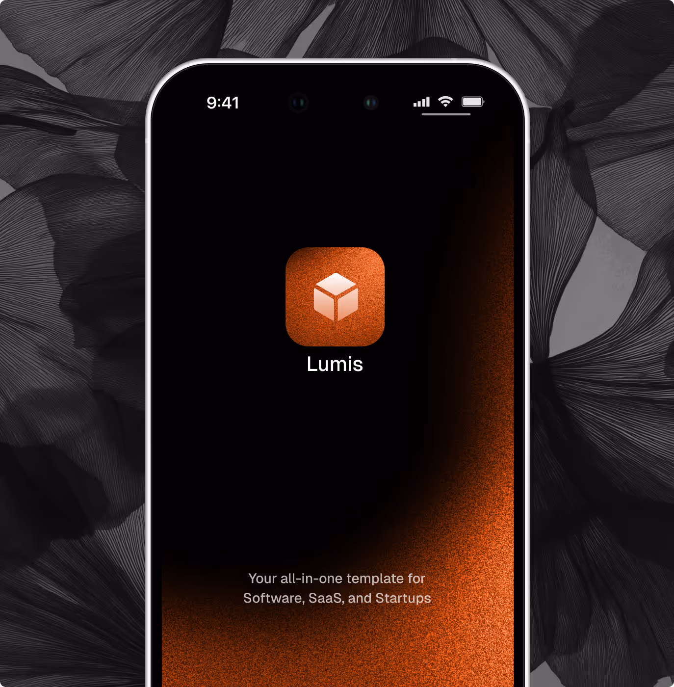 SaaS  startup software Webflow template 