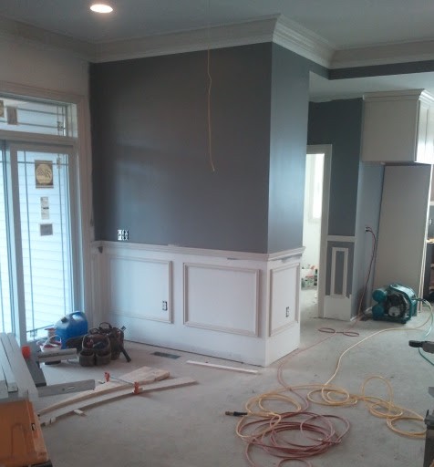 Carpentry in progress
