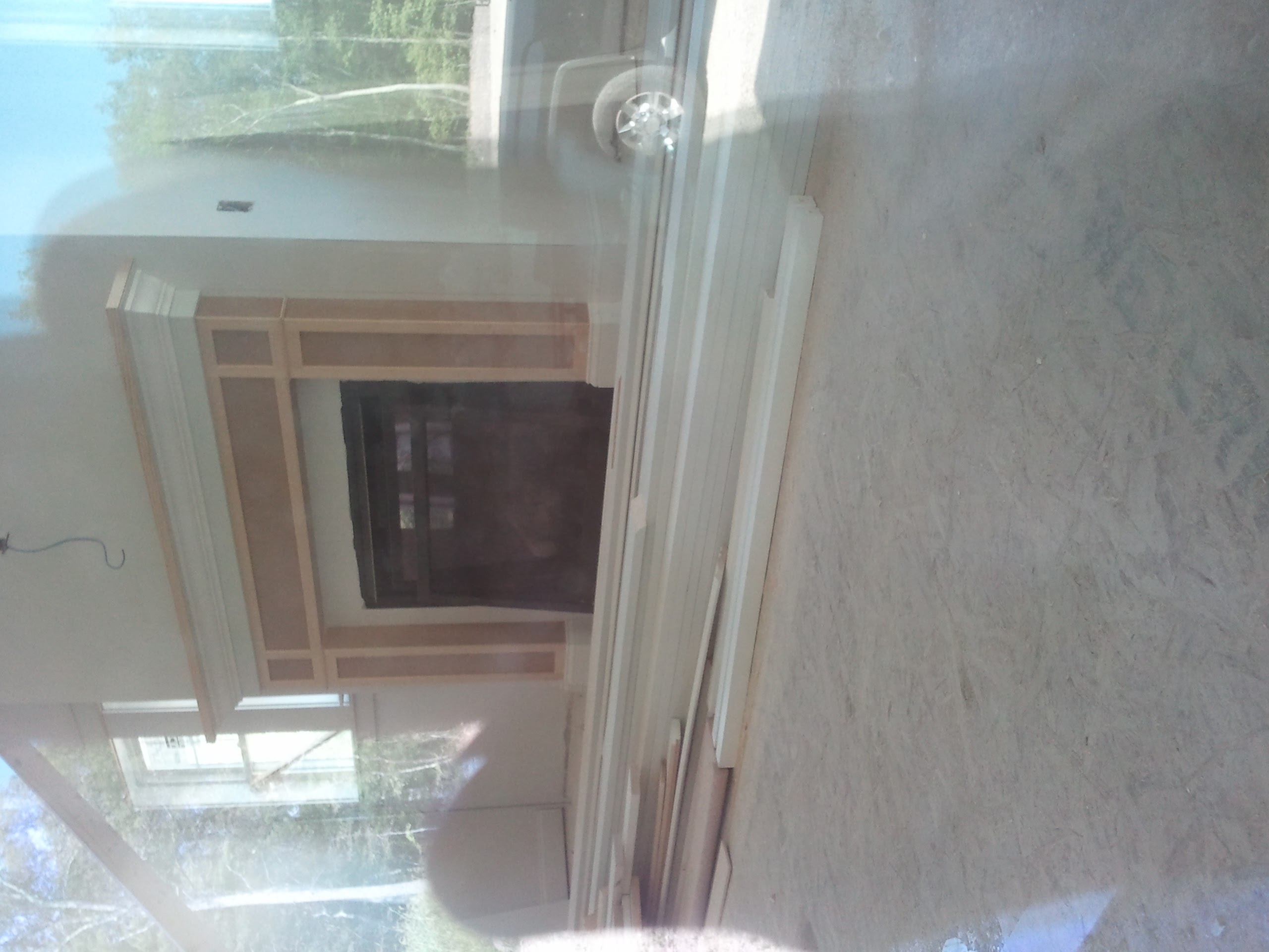 Fireplace in progress
