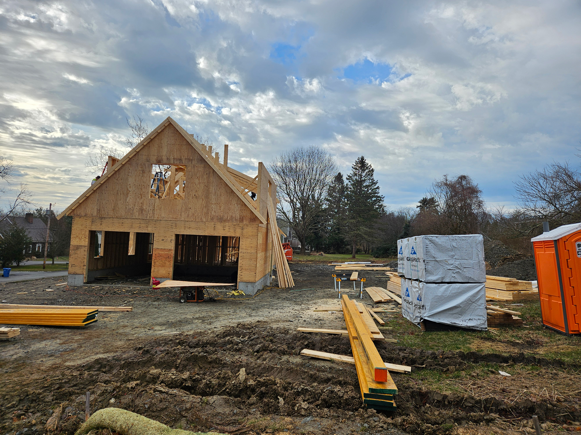 House build in progress