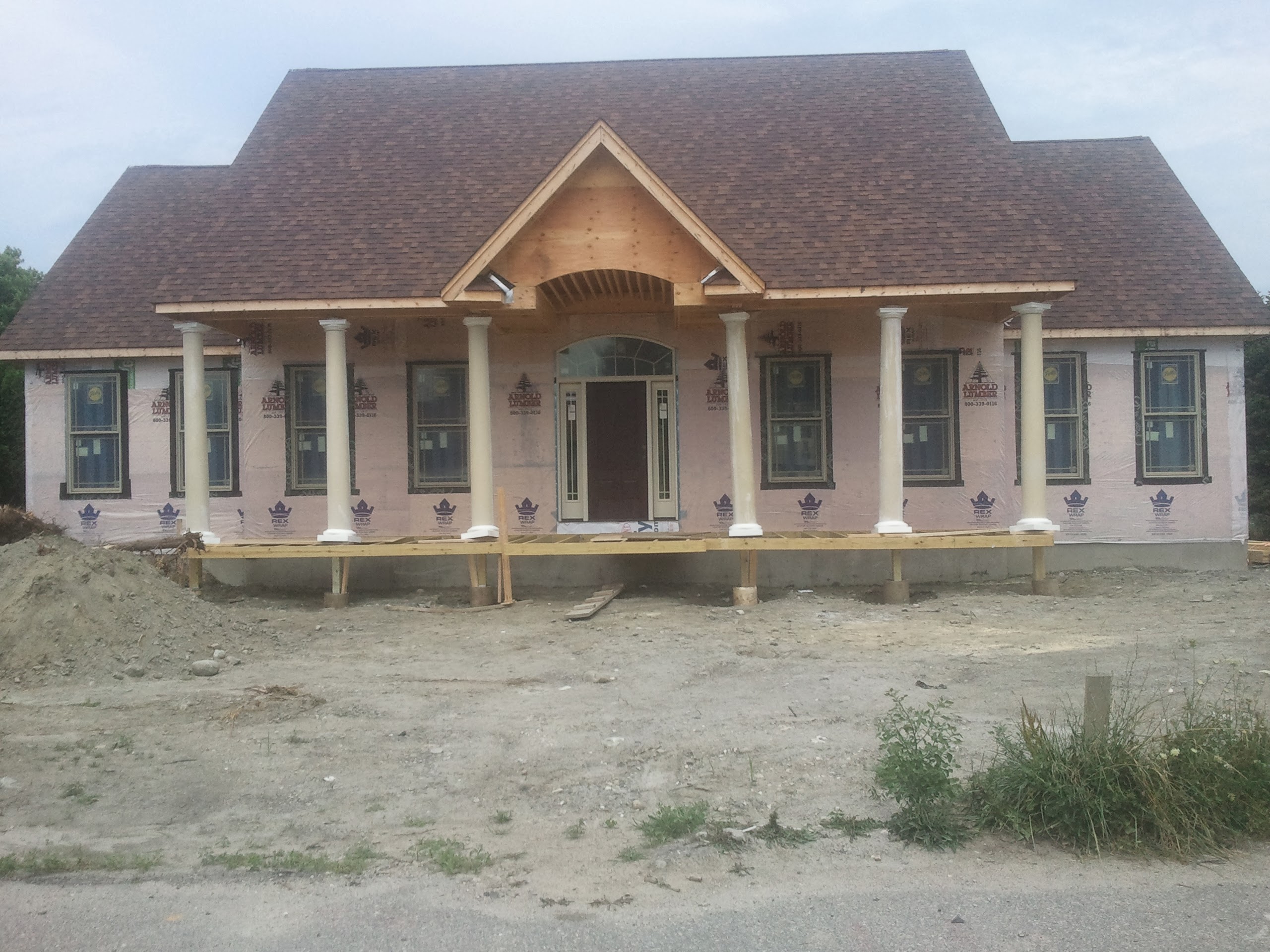 House build in progress
