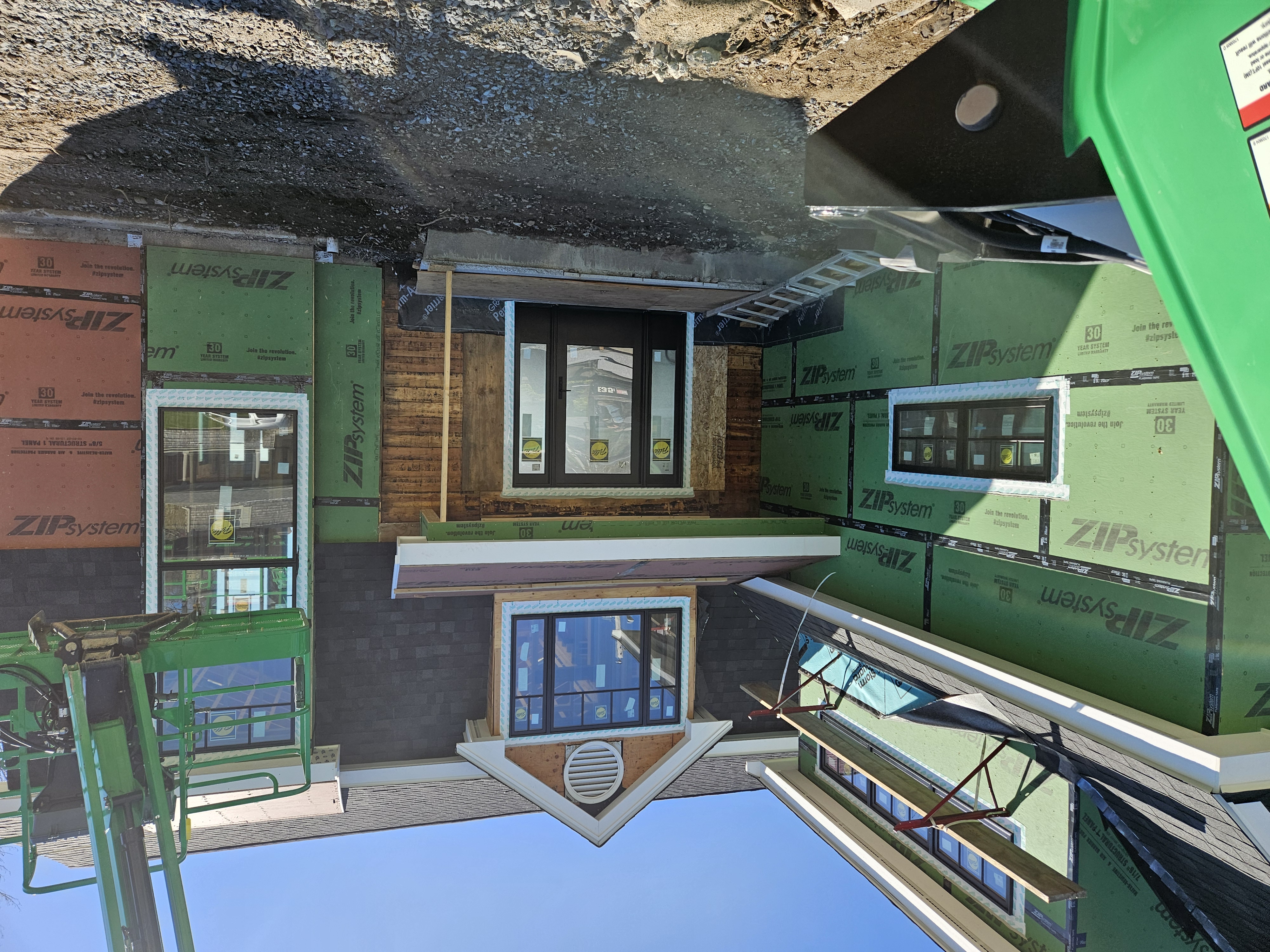 In progress house build