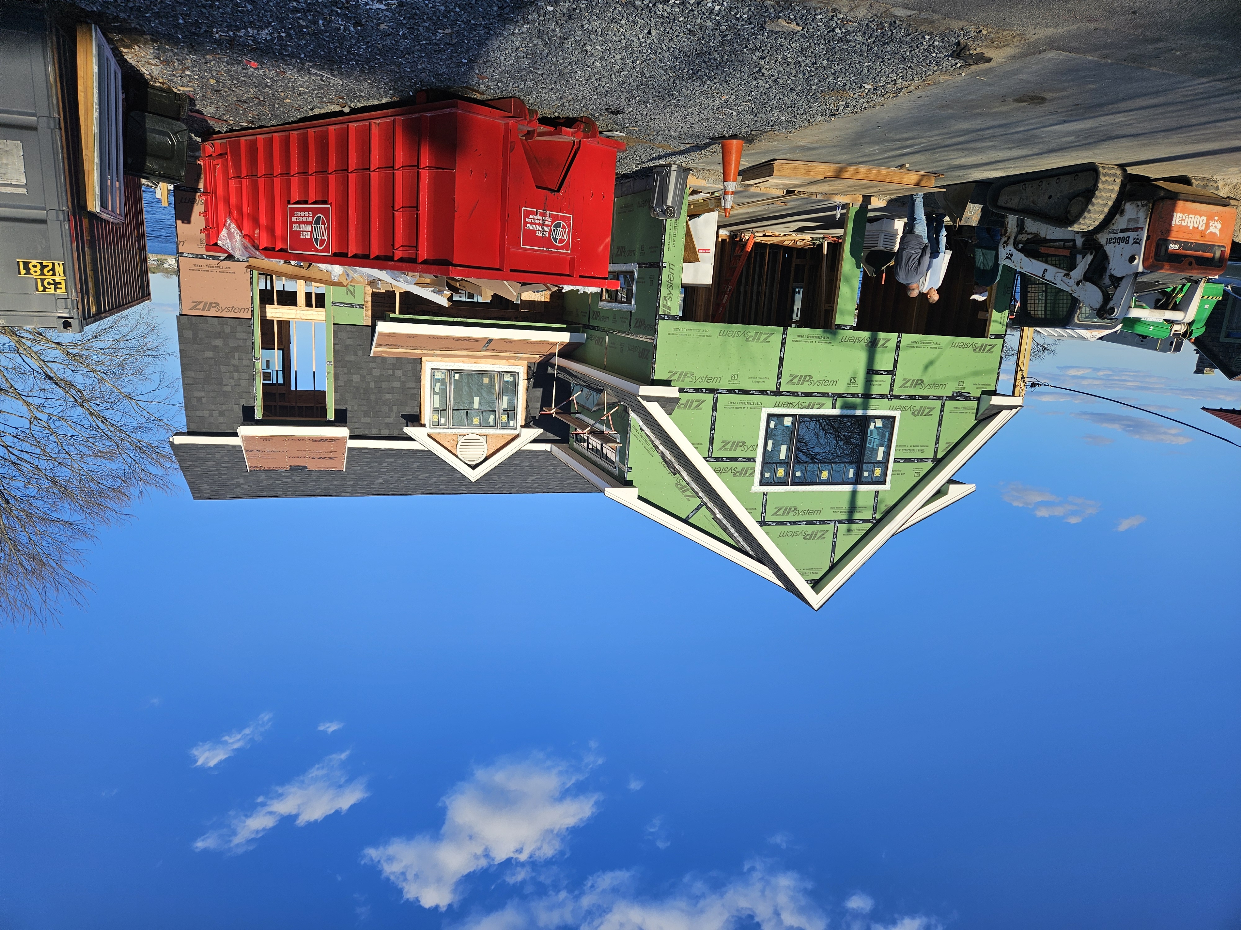 In progress house build