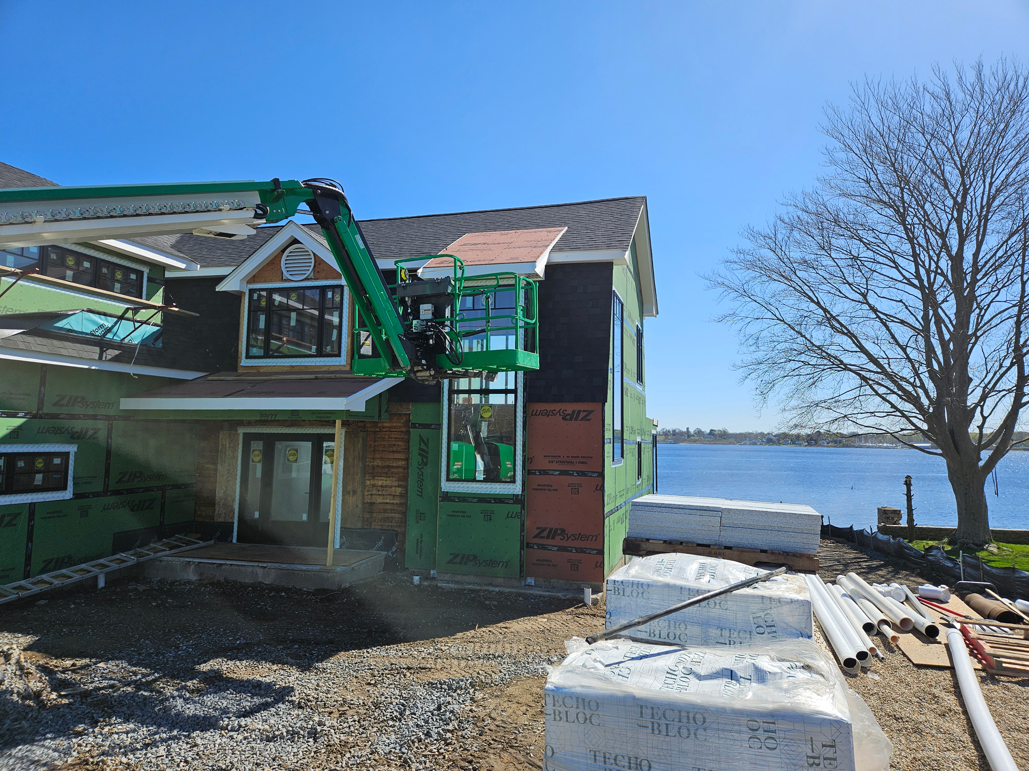 In progress house build