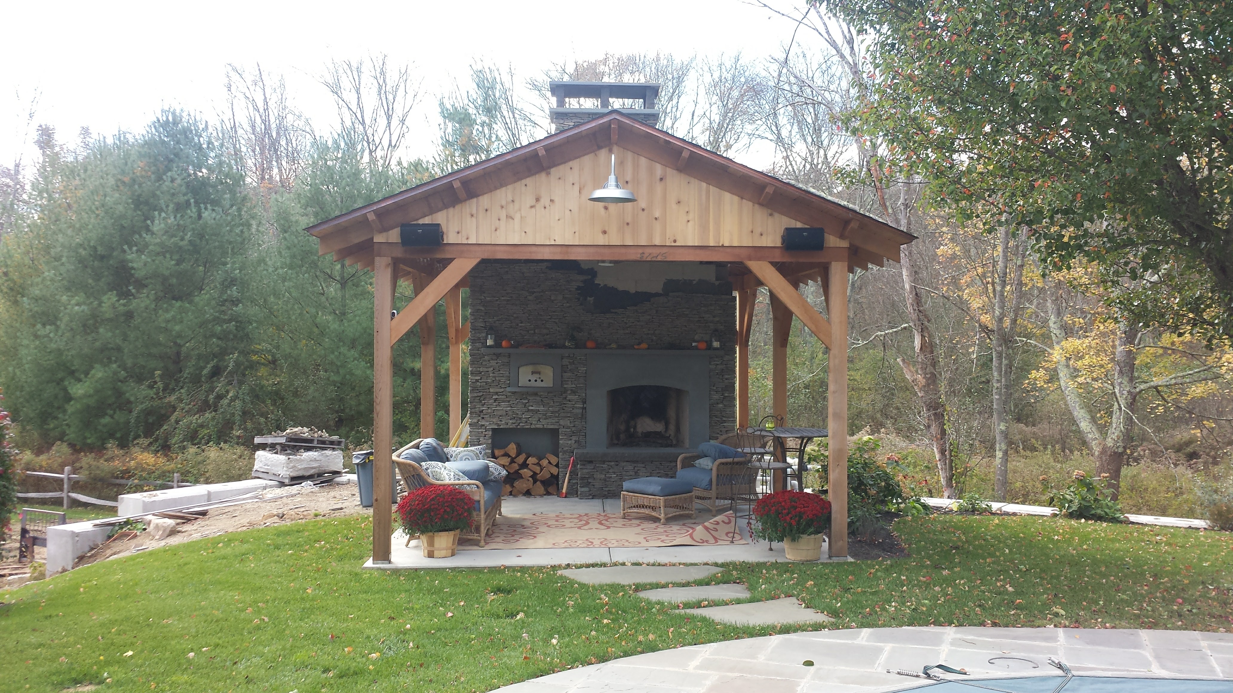 Complete outdoor pavilion