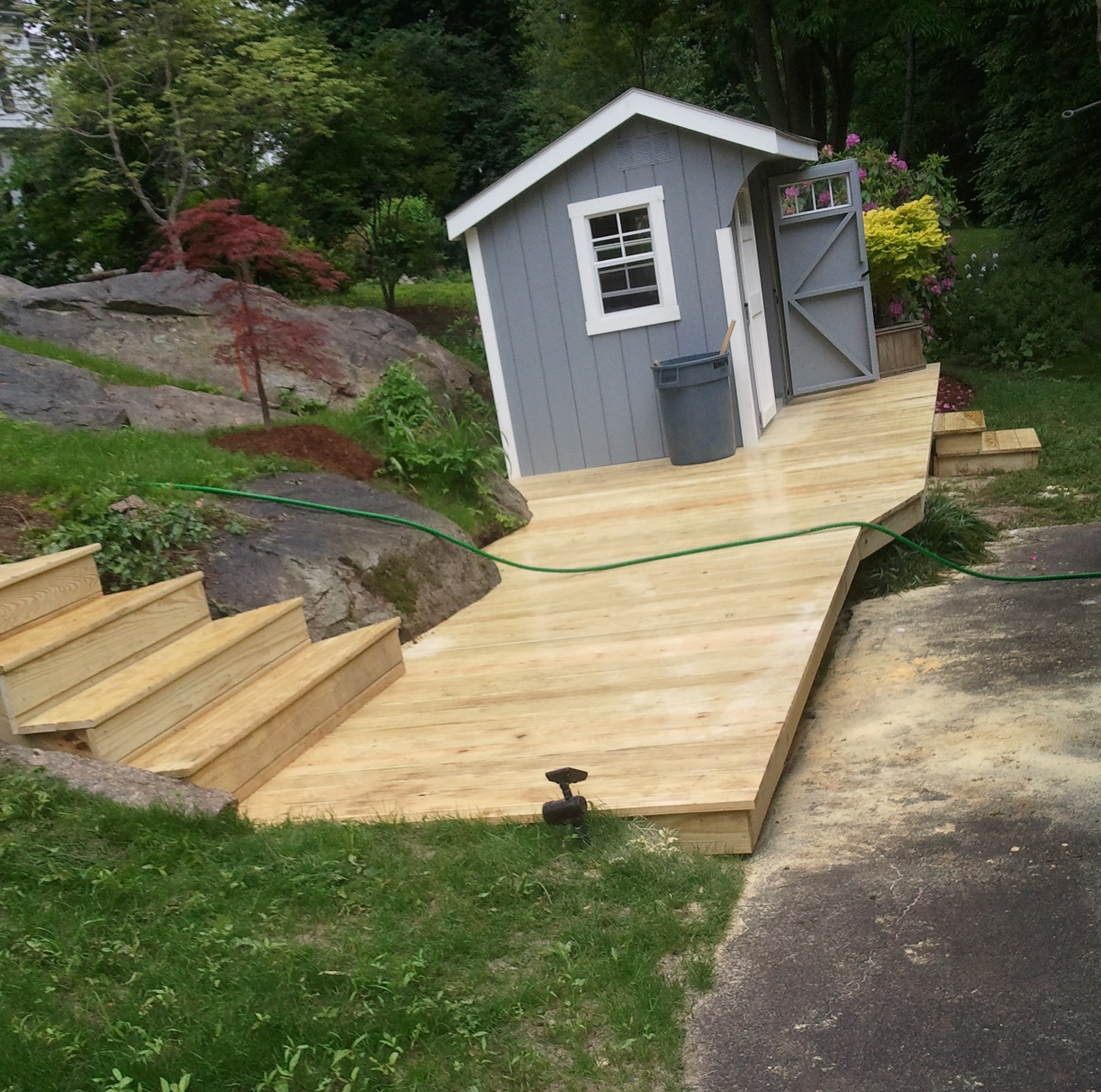 Complete outdoor decking