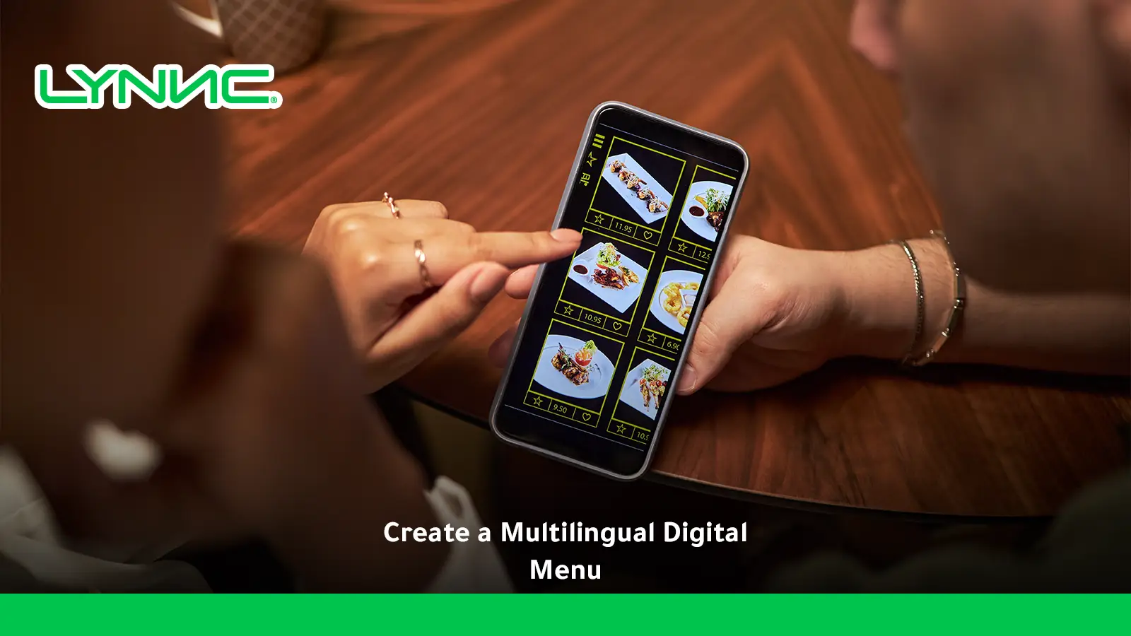 Create a Multilingual Digital Menu