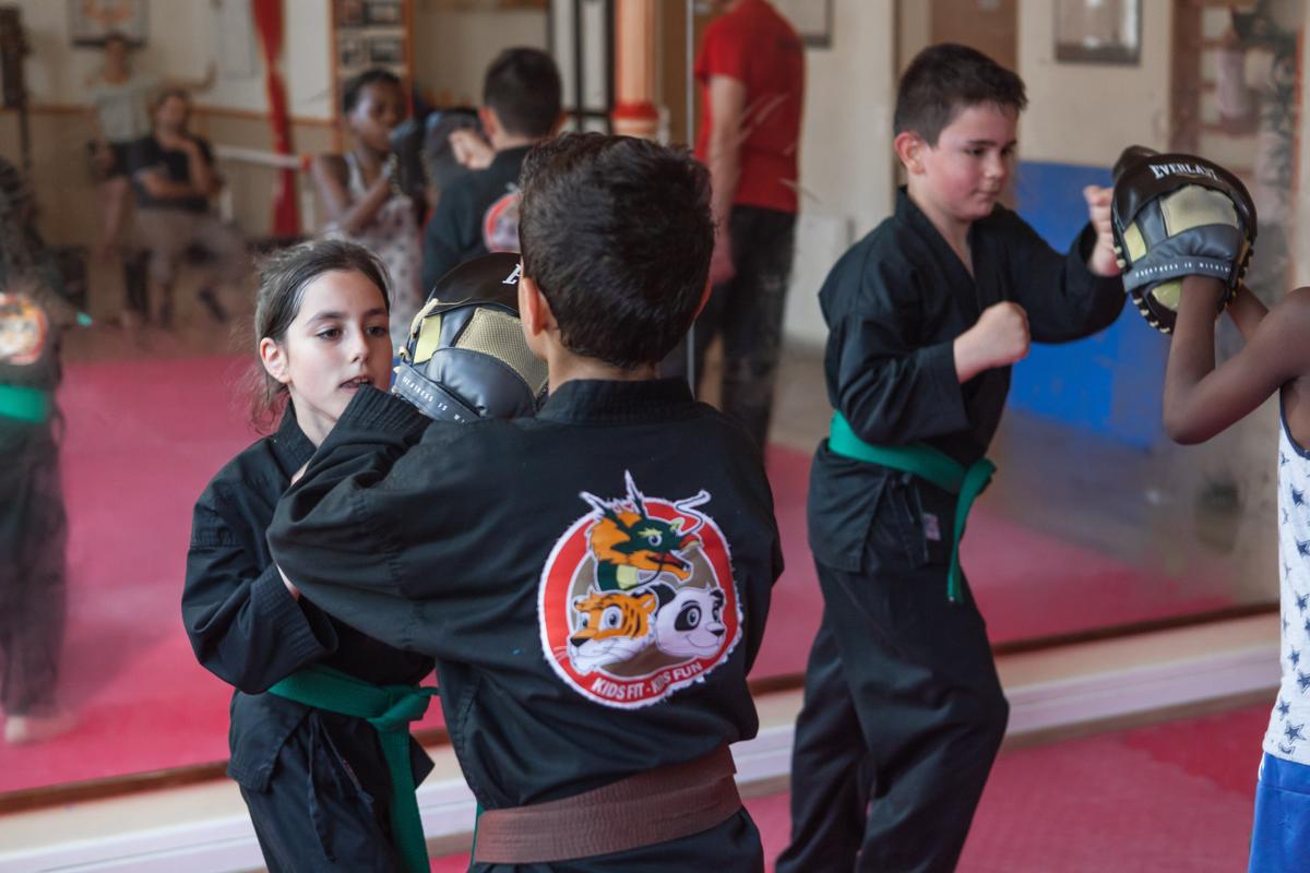 Séance de Kung Fu pour enfants chez H Balance à Strasbourg