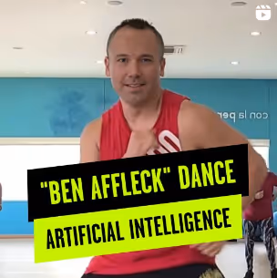 a screenshot of insta reel "BEN AFFLECK" Dance
