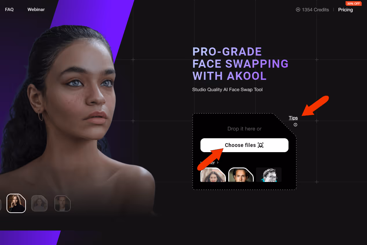 choosing files for gender swapping