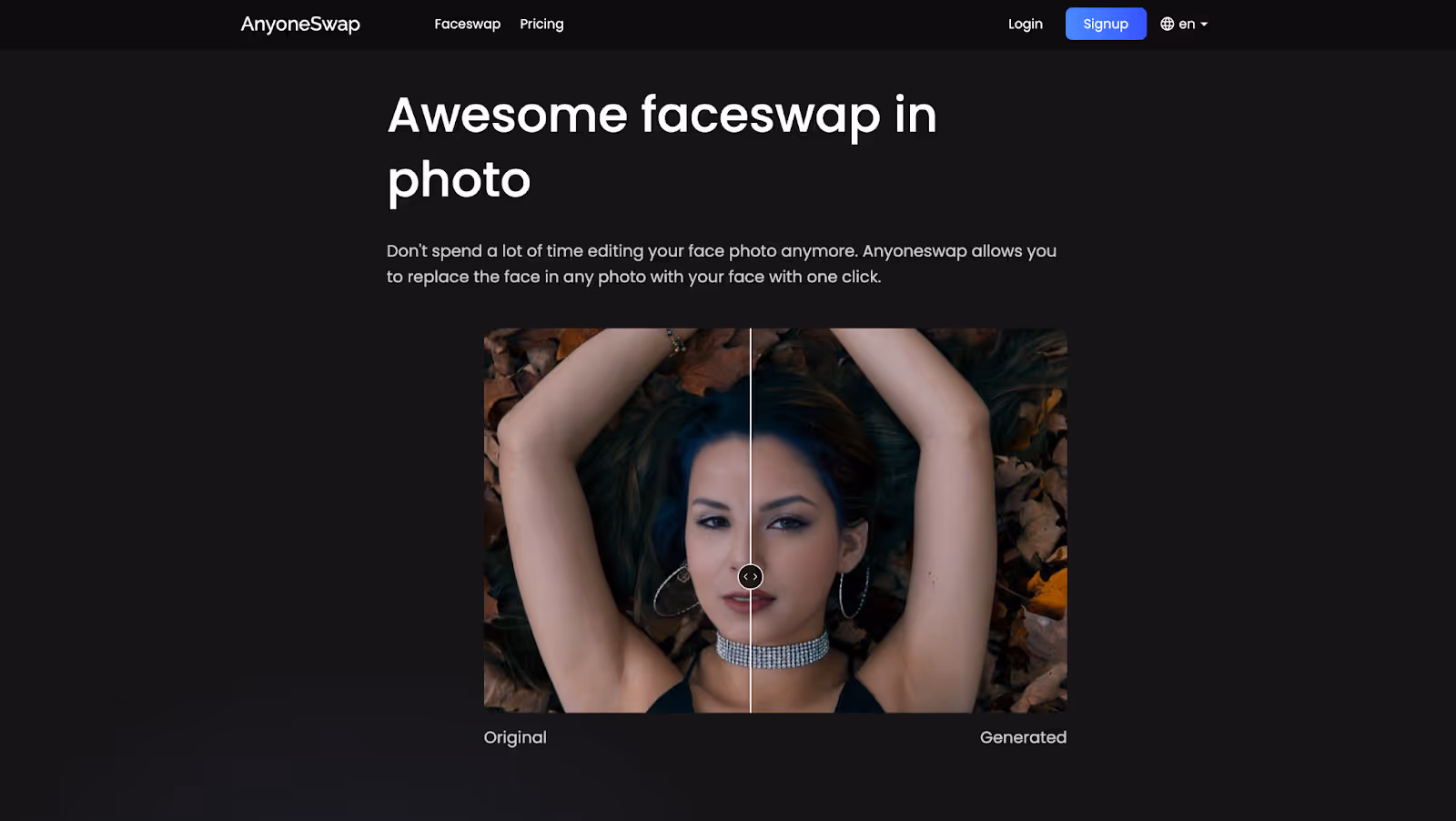 AnyoneSwap landing page