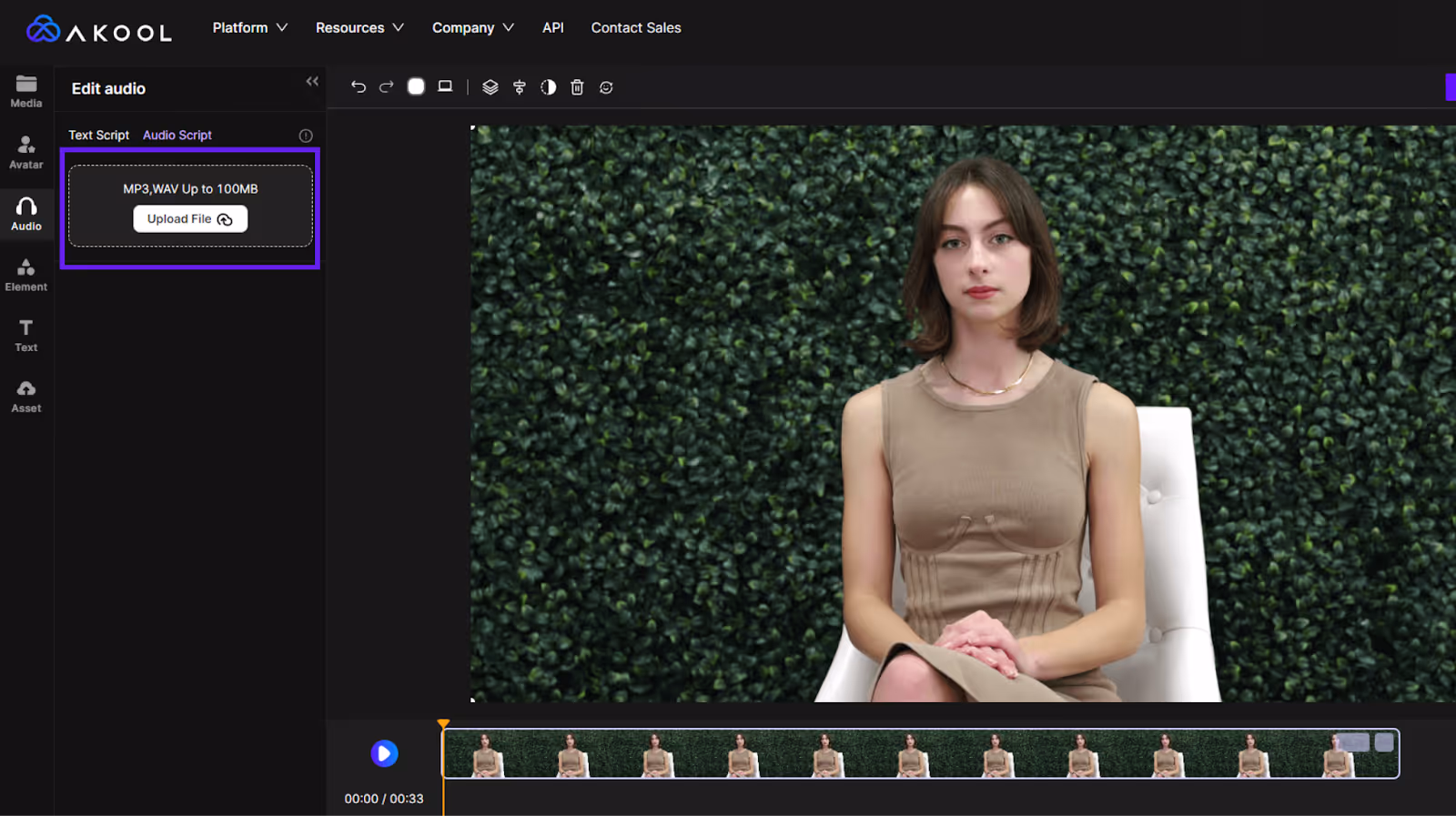 akool image uploading option for auto syncing