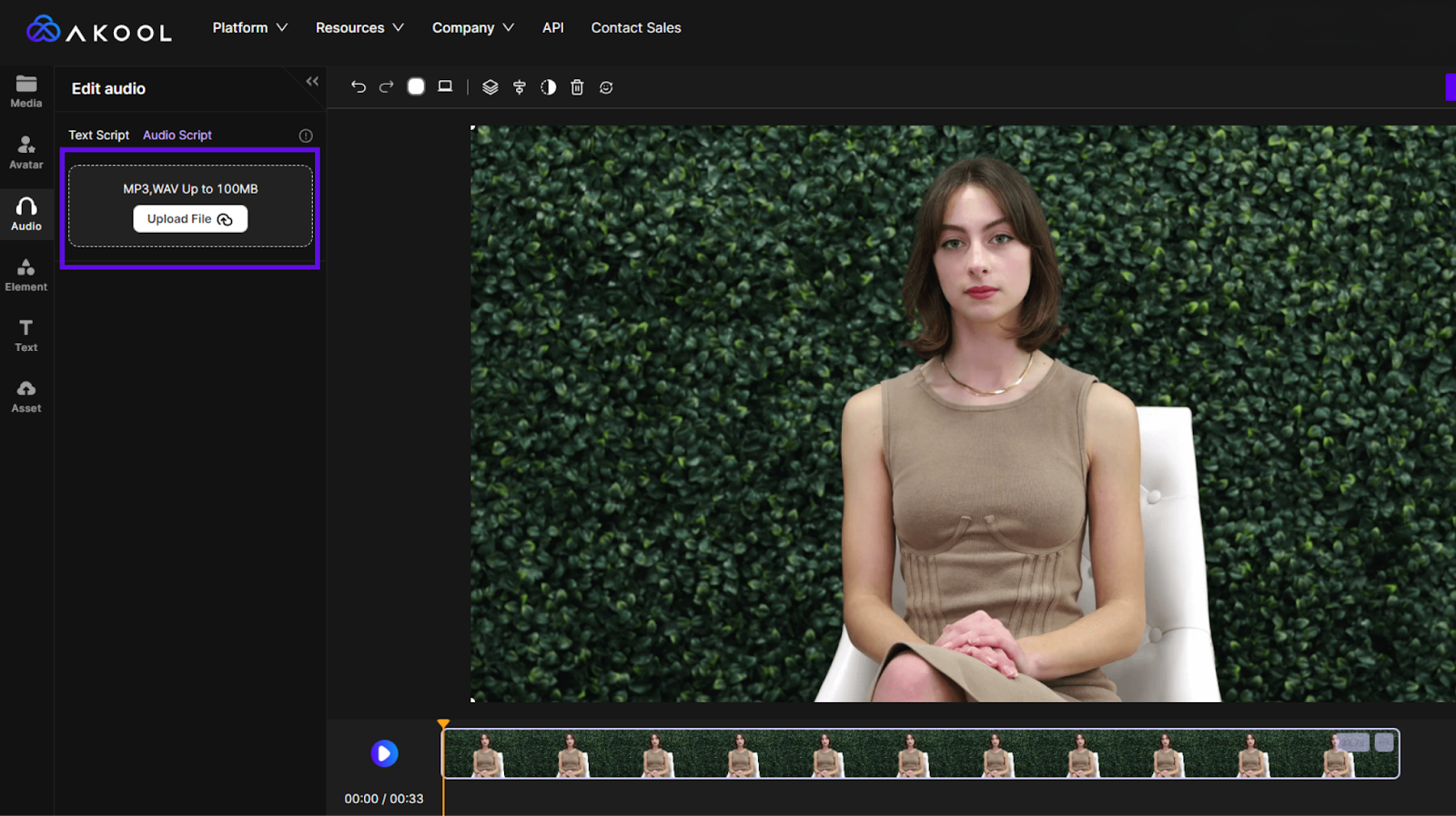 akool image uploading option for auto syncing