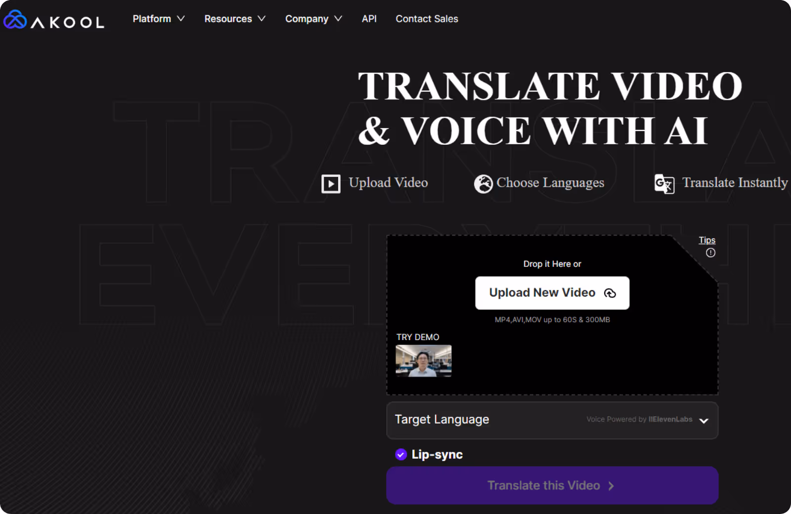 akool video translator - translate video & voice with ai brand experiencesAI