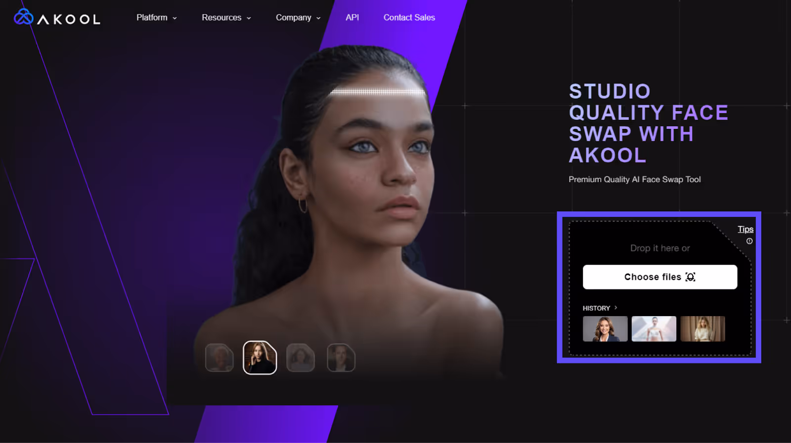 ai batch face swap