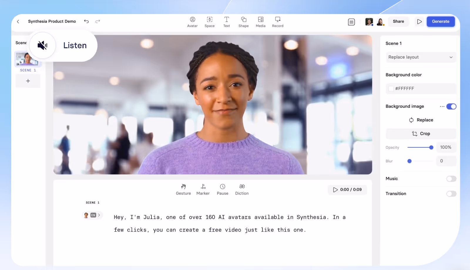 best ai text to video generator