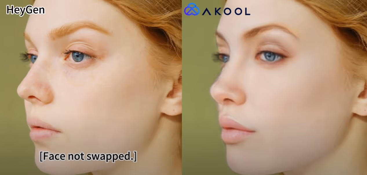 heygen competitors: akool face swap