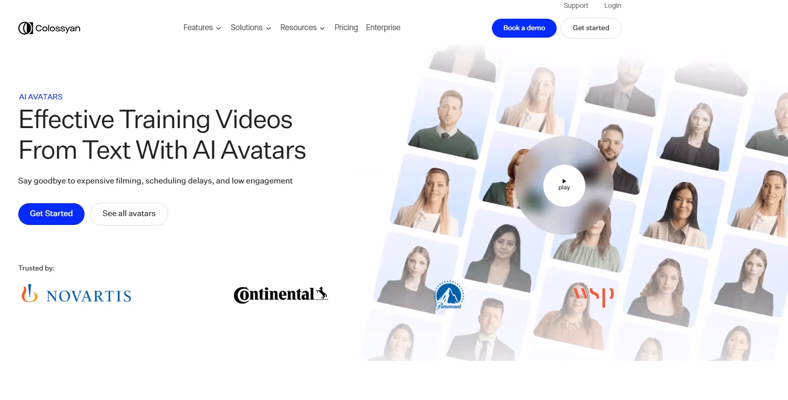 colossyan homepage
