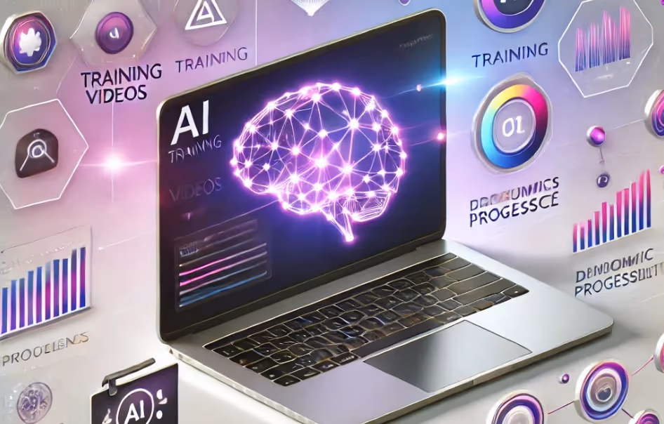 ai training video screen