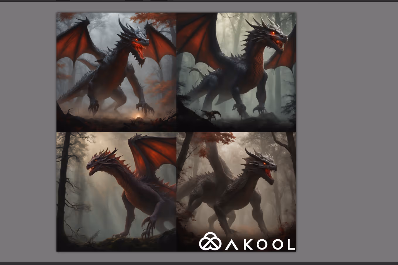 The Best Prompts for AI Art (Examples & Inspiration): scary dragon