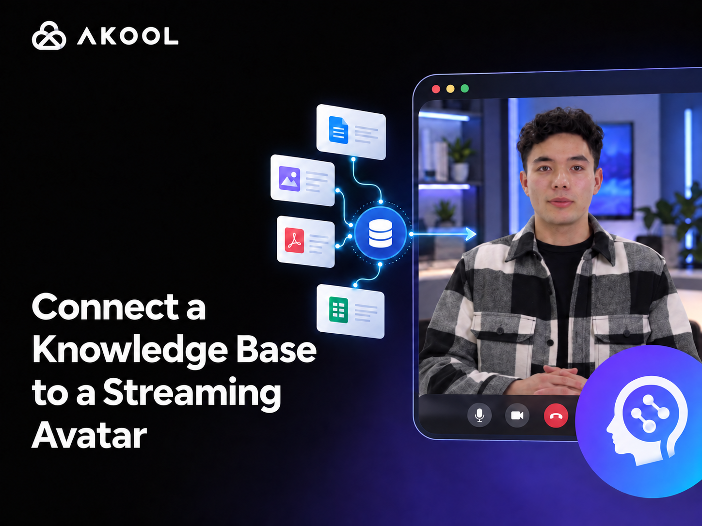 How to Connect a Knowledge Base to an AKOOL Streaming Avatar in Your App
