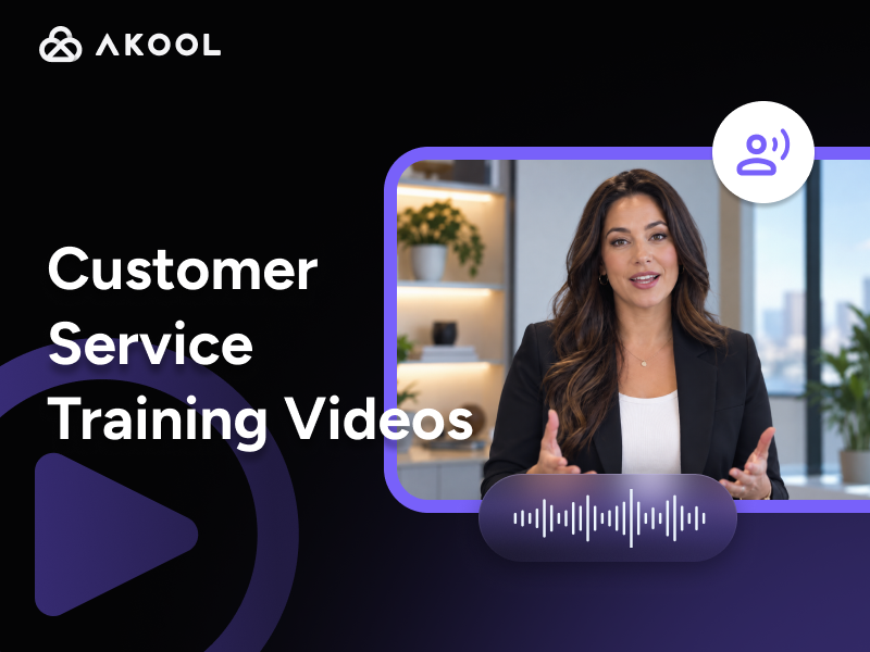 Vidéos de formation au service client : scripts et workflow IA