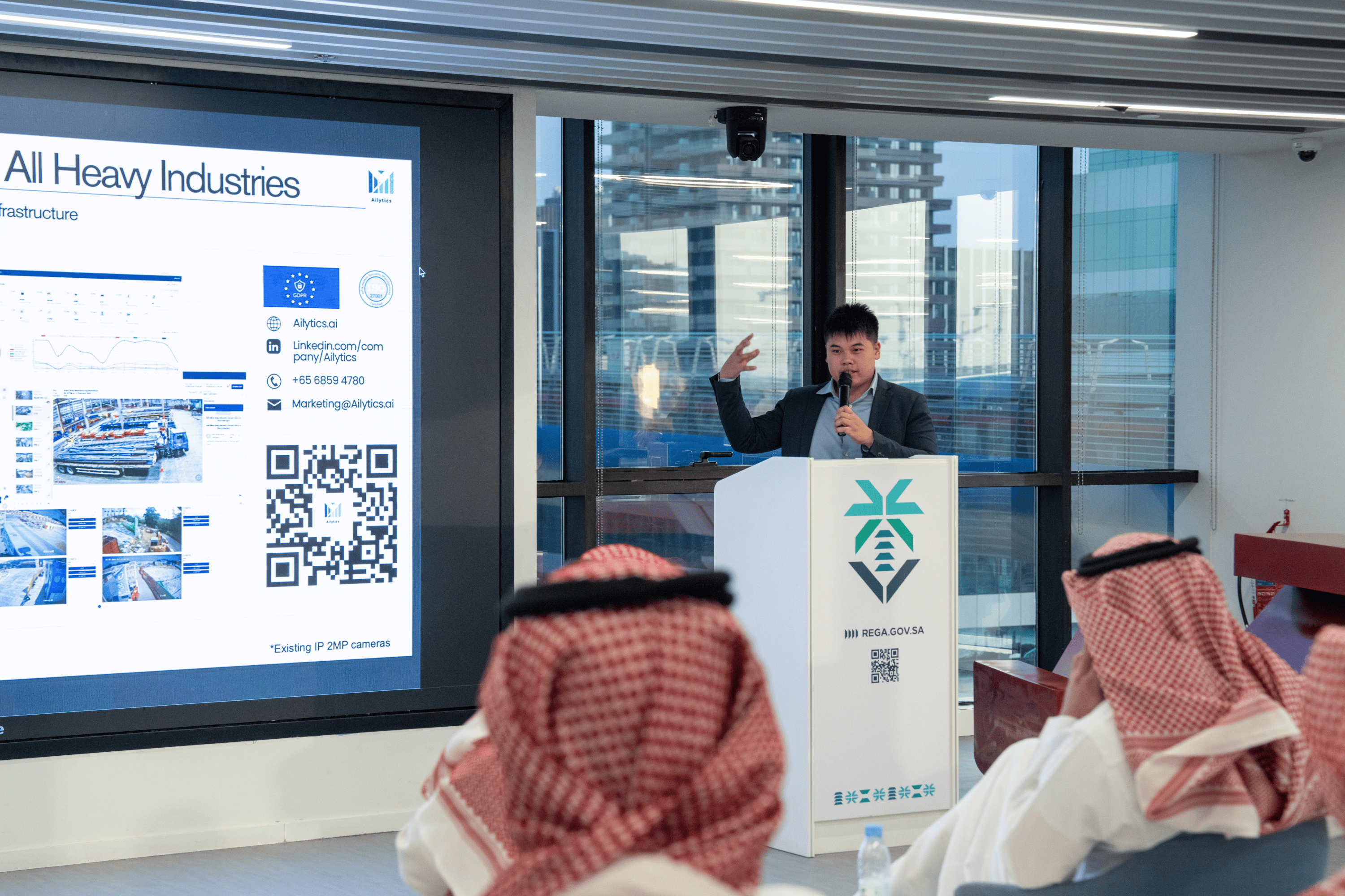 A man standing at a podium, giving a speech