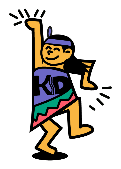 La mascotte de Kergomard dansant