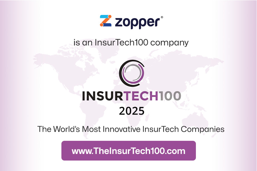 Zopper is an InsurTech100 company for 2025, recognized as one of the world's most innovative InsurTech companies, with website www.TheInsurTech100.com.