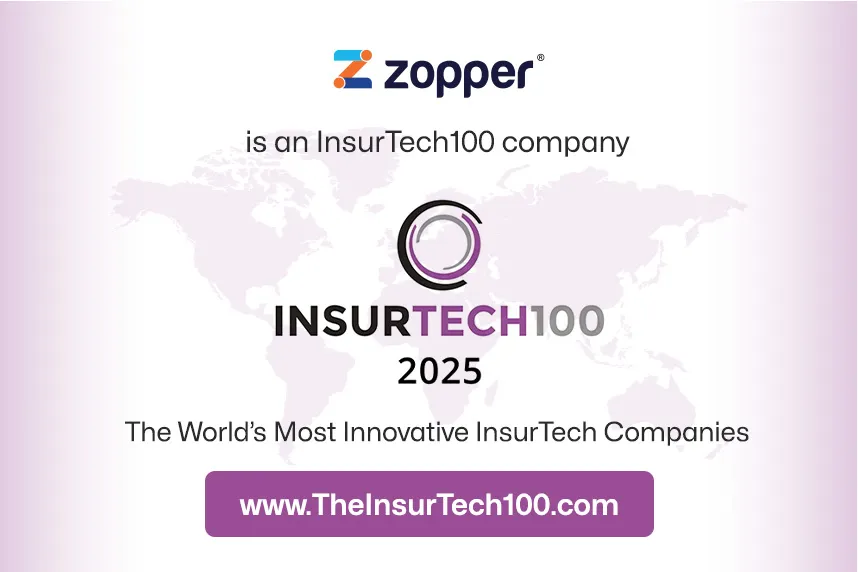 Zopper is an InsurTech100 company for 2025, recognized as one of the world's most innovative InsurTech companies, with website www.TheInsurTech100.com.
