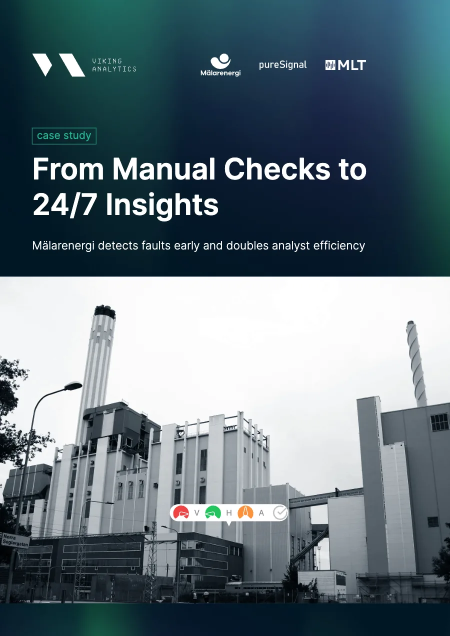 Cover of the Mälarenergi case study PDF